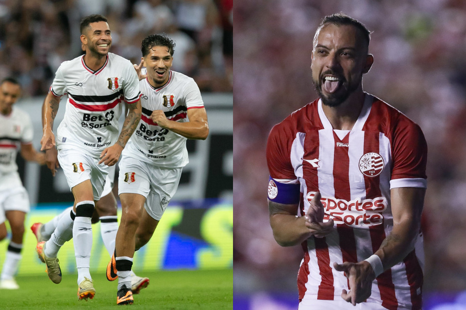 Santa Cruz e Náutico se enfrentam pela 5ª rodada do Pernambucano de 2026/Rafael Melo/ FPF e Rafael Vieira/CNC