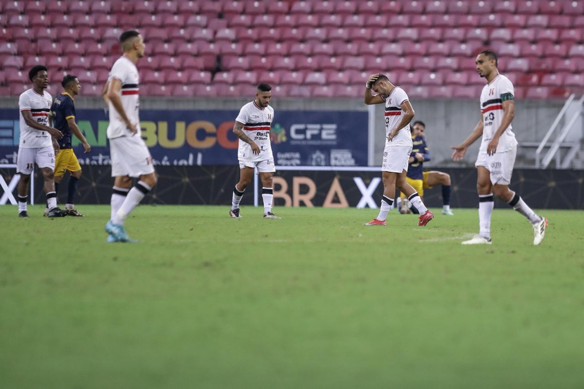 Jogadores do Santa Cruz/Rafael Vieira