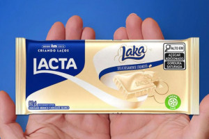 Chocolate branco Laka de 145g tem lote visado pela ag&ecirc;ncia