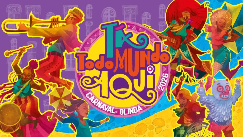 Identidade visual do carnaval de Olinda 2026/Divulgação