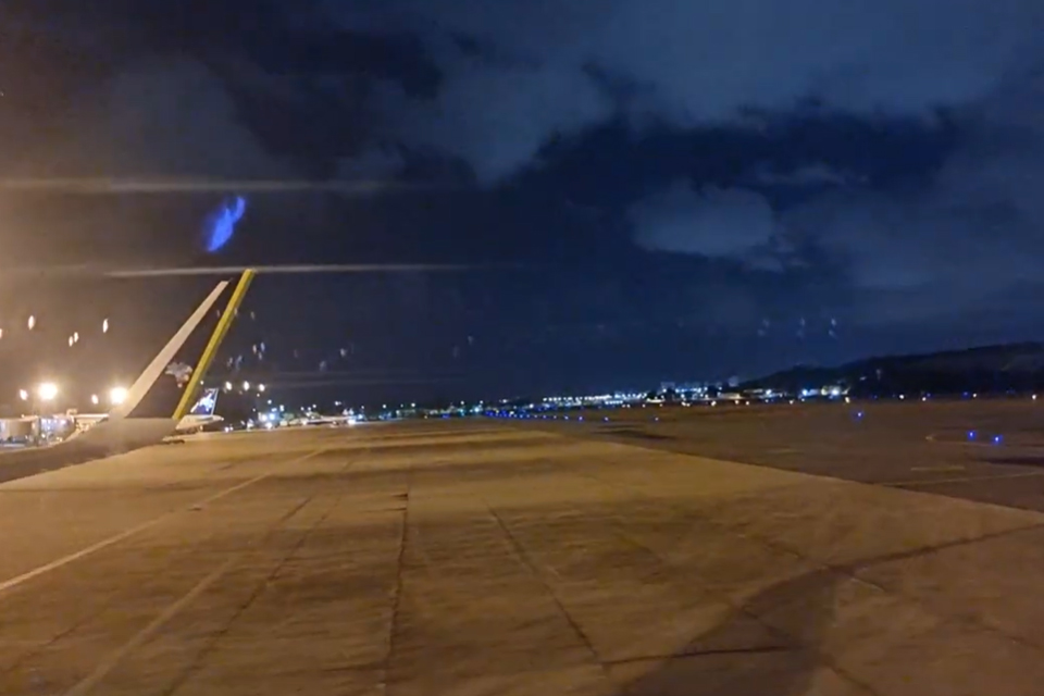 Aeronaves aterrissaram com segunda ap&oacute;s a retirada da capivara da pista/REPRODU&Ccedil;&Atilde;O/V&Iacute;DEO