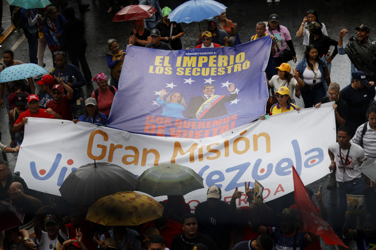 Manifestação em Caracas/PEDRO MATTEY / AFP