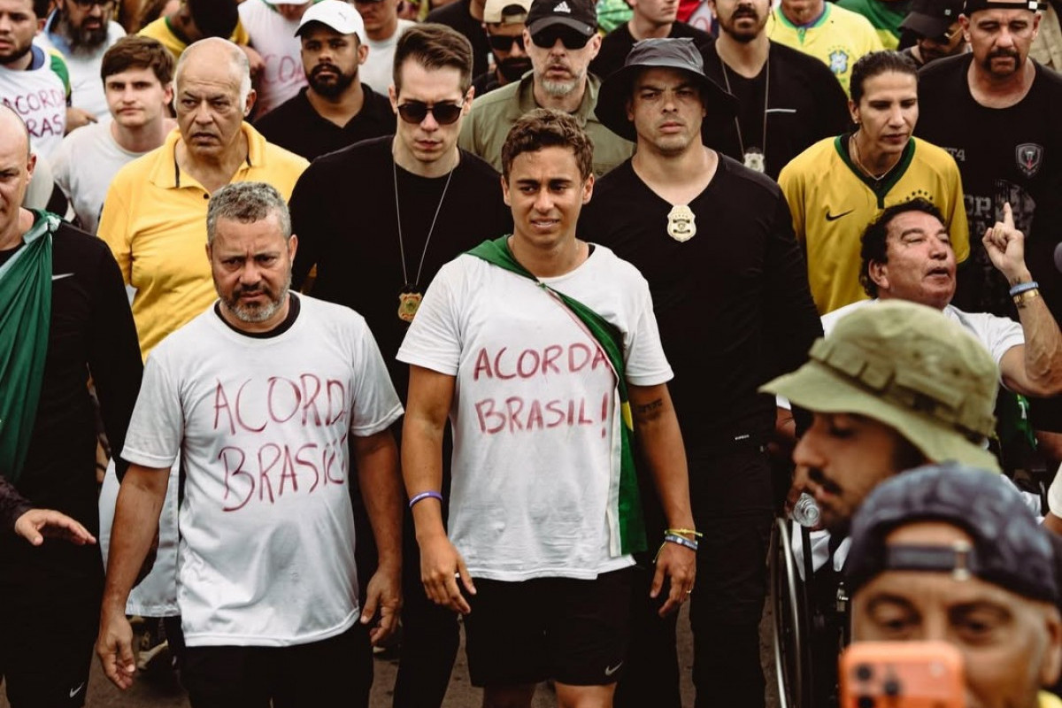 Caminhada organizada por Nikolas Ferreira/Nikolas Ferreira via Instagram