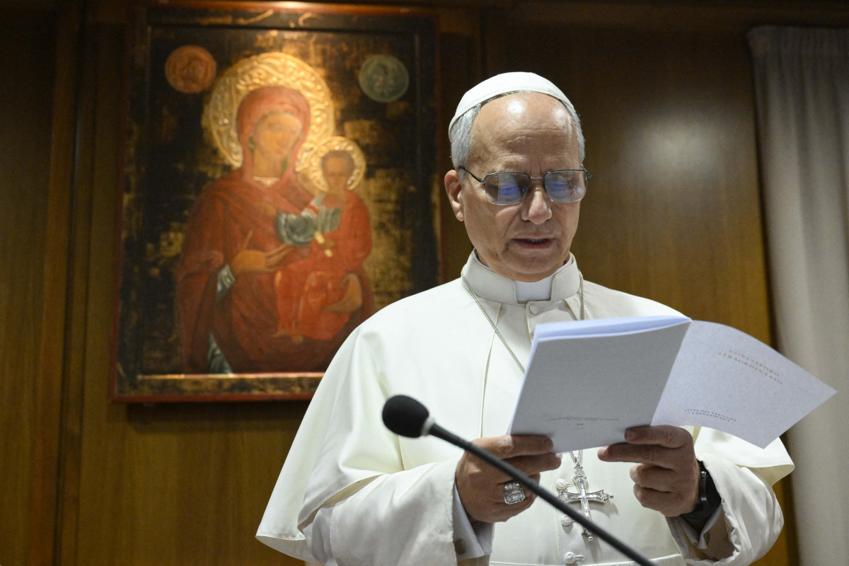 Papa Leão 14/ HANDOUT / VATICAN MEDIA / AFP