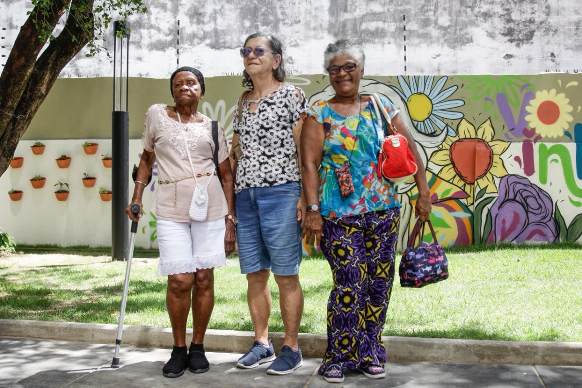 Novo espaço de convivência da terceira idade do Recife ressignifica uma história marcada por violência contra idosos/Foto: Marina Torrres/DP Foto