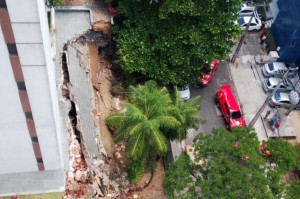 Desabamento no Recife.