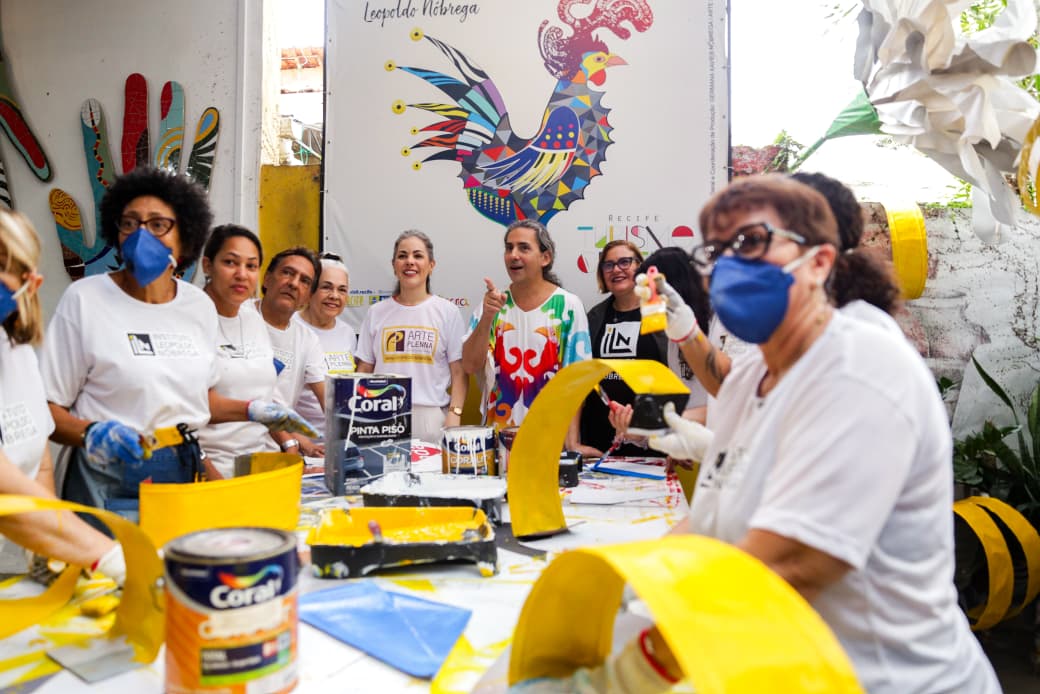 Confecção do Galo Gigante de 2026/Foto: Crysli Viana/DP Foto