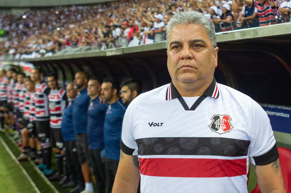 Santa Cruz: Marcelo Cabo não é mais treinador do tricolor. /Foto: Rafael Vieira/DP Foto