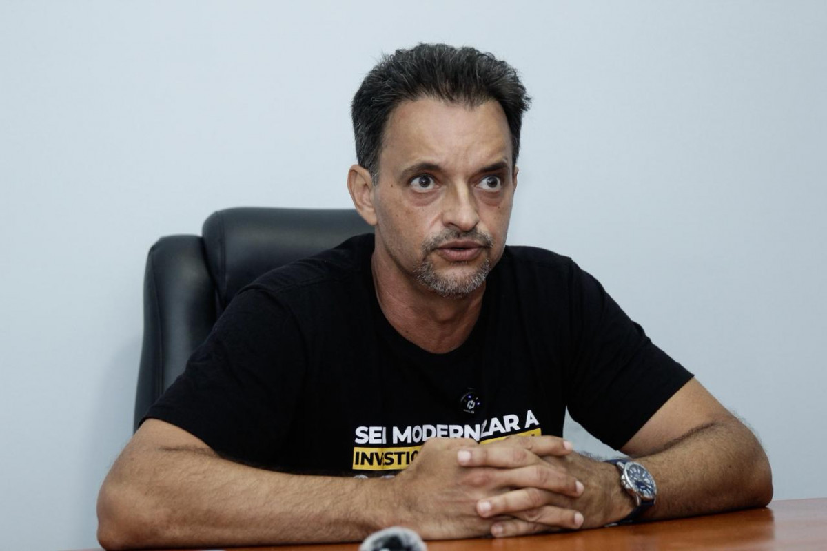 Presidente do Sinpol, Áureo Cisneiros/Foto: Marina Torres/DP Foto