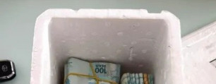 Dinheiro apreendido em operação da PF (Polícia Federal)