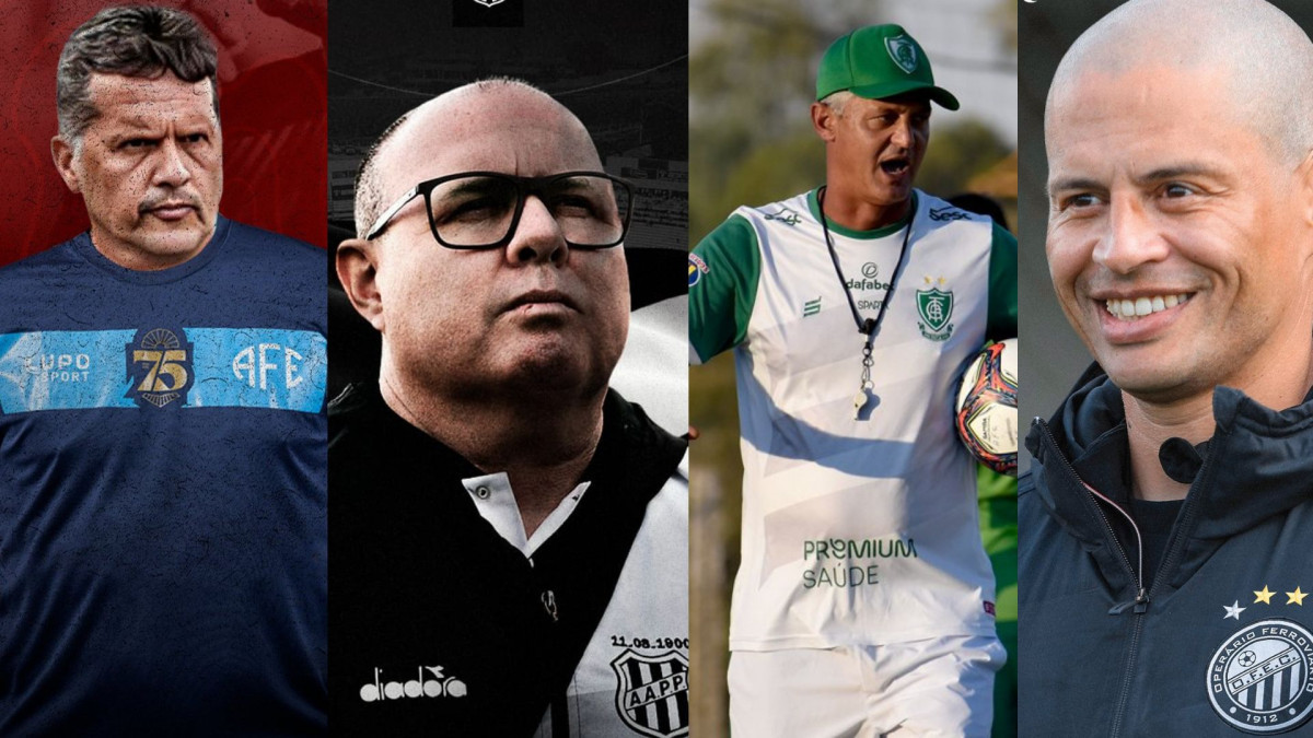 Claudinei Oliveira, Marcelo Fernandes, Lisca e Alex/Divulgação