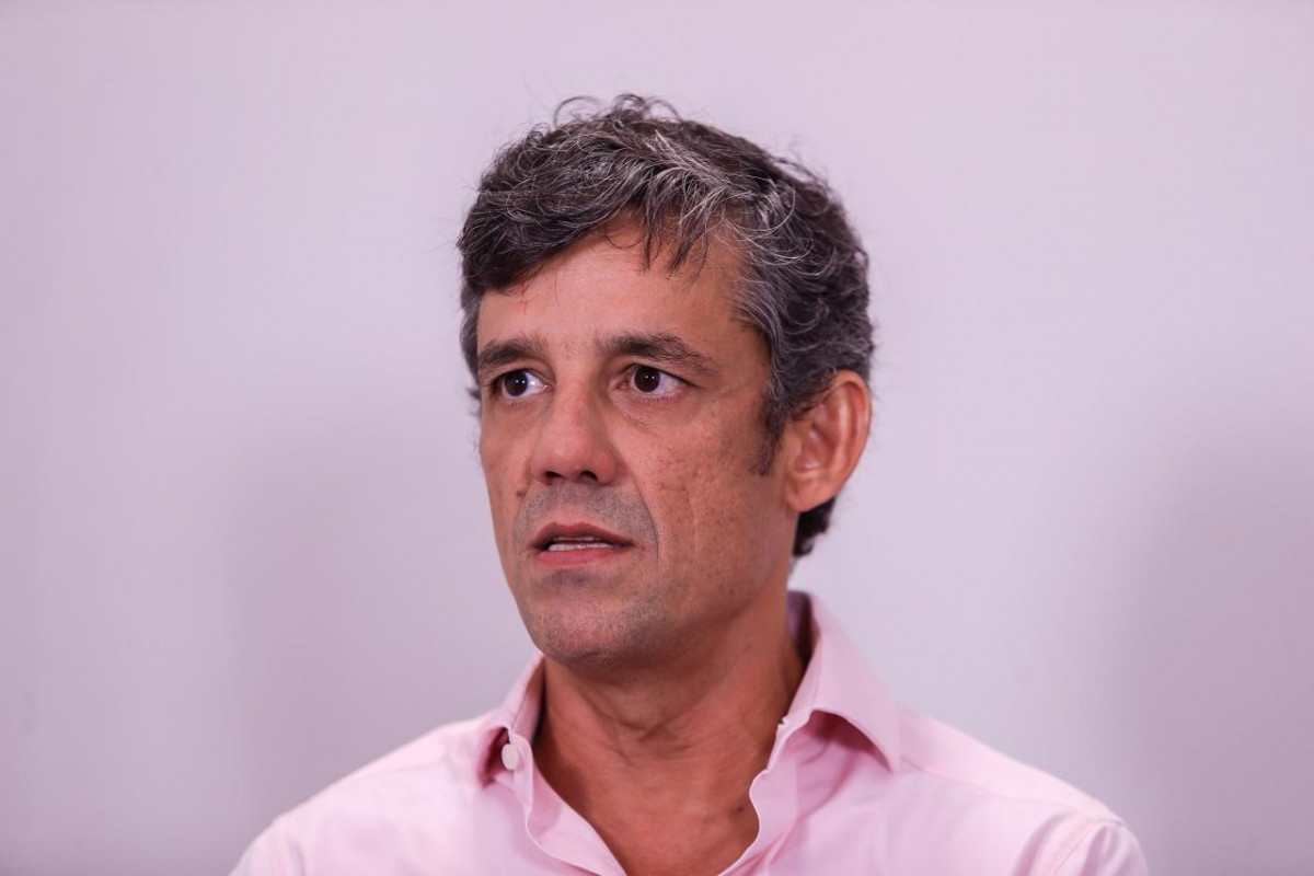 Pré-candidato a deputado federal e secretário de Meio Ambiente de Pernambuco, Daniel Coelho (PSD), em visita ao Diario nesta terça (27)/Foto: Rafael Vieira/ DP Foto