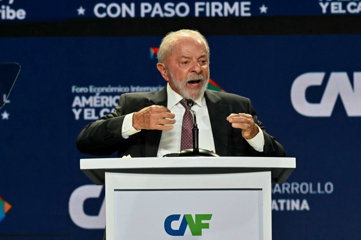 Lula no Fórum Econômico Internacional da América Latina/MARTIN BERNETTI / AFP