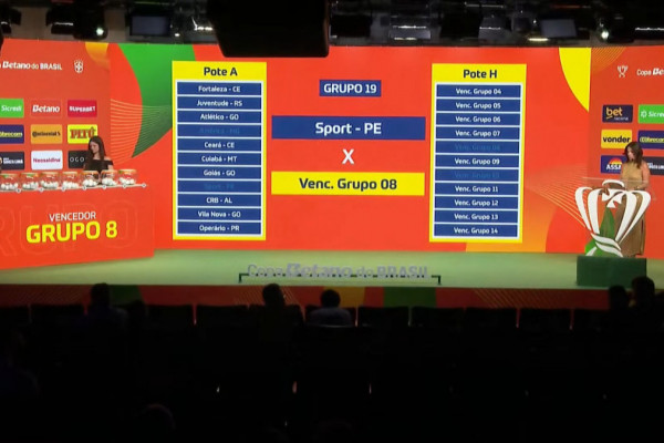 Adversário do Sport na 2º fase da Copa do Brasil 2026.  (Foto: Reprodução/CBF TV)