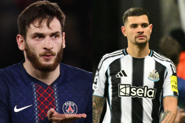 PSG x Newcastle ao vivo na Champions League onde assistir ao jogo da Liga dos Campeões. /Foto: OLI SCARFF / AFP | FRANCK FIFE / AFP