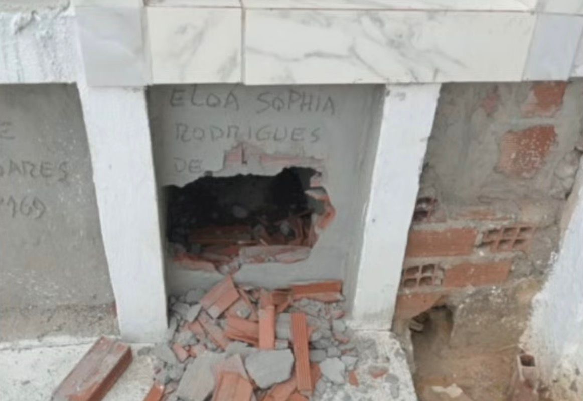 Cemitério Morada Eterna, no Centro de São Lourenço da Mata, Região Metropolitana do Recife/Reprodução/TV Guararapes