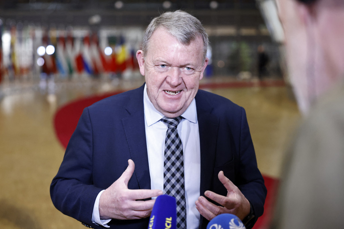 O ministro das Relações Exteriores da Dinamarca, Lars Løkke Rasmussen/ SIMON WOHLFAHRT / AFP