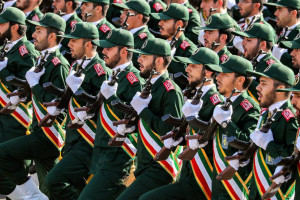 Membros da Guarda Revolucion&aacute;ria do Ir&atilde; 