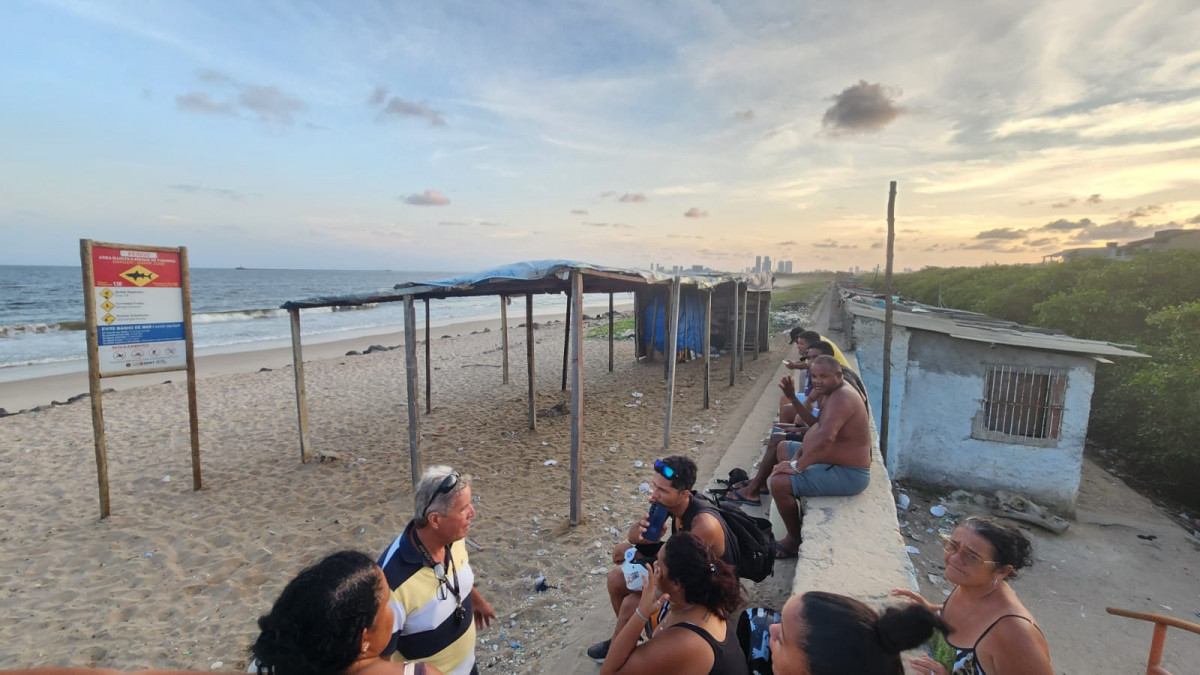 Ataque de tubarão aconteceu na Praia Del Chifre/Marília Parente/DP