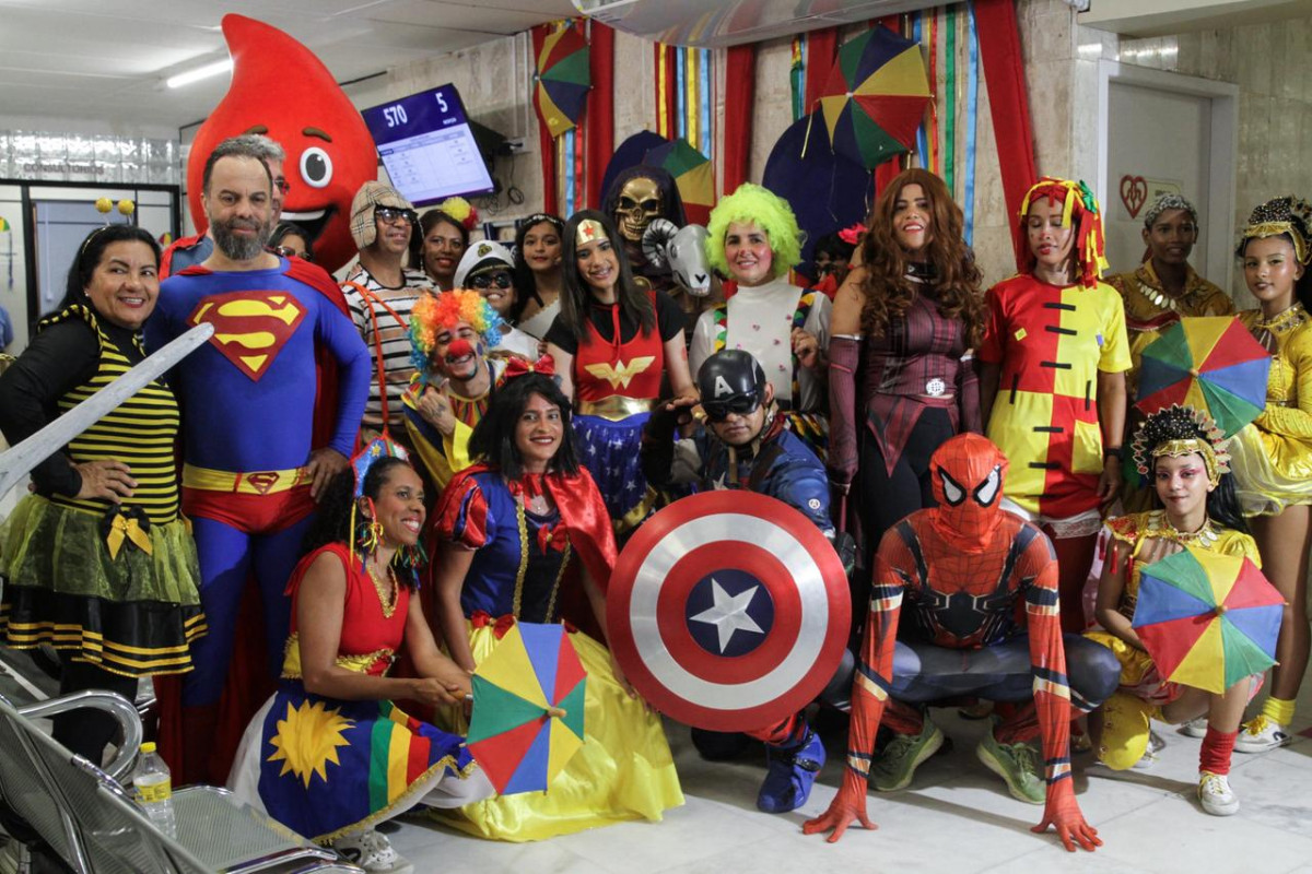 A Campanha de Carnaval do Hemope tem caráter preventivo e busca garantir o abastecimento adequado dos estoques de sangue/Foto: Marina Torres / DP Fotos
