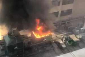 Segundo informaram os bombeiros, n&atilde;o h&aacute; feridos