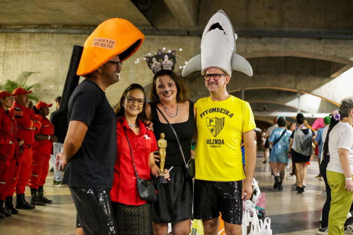 Elementos e personagens do filme brasileiro indicado ao Oscar divertiram quem foi à prévia /Foto: Crysli Viana/DP Foto