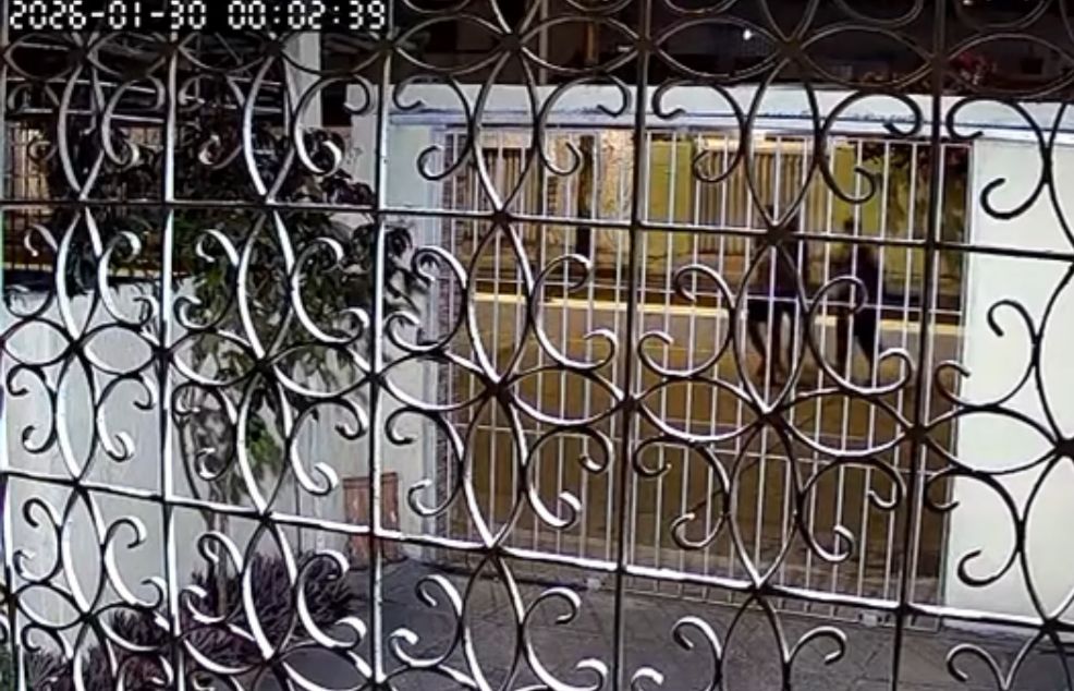 Suspeito esperou movimento na avenida diminuir para coemter crime/Foto: Reprodução/Instagram