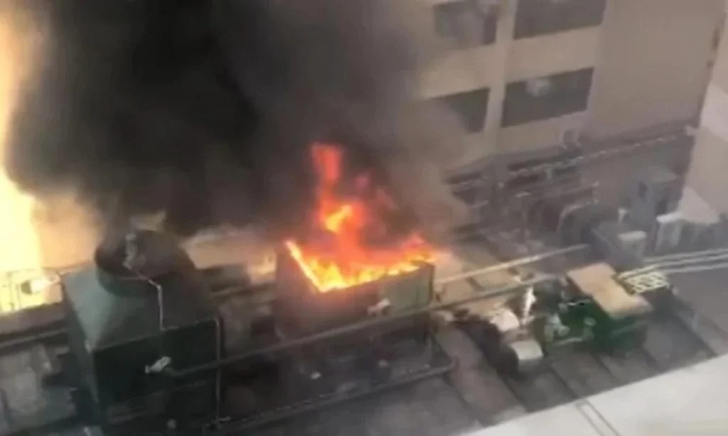 Segundo informaram os bombeiros, não há feridos/Reprodução