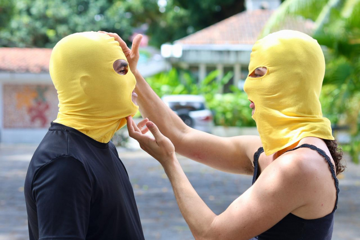 Guga Patriota e o próprio cineasta Felipe André Silva compõem o elenco do filme/Foto: Tiago Calmon