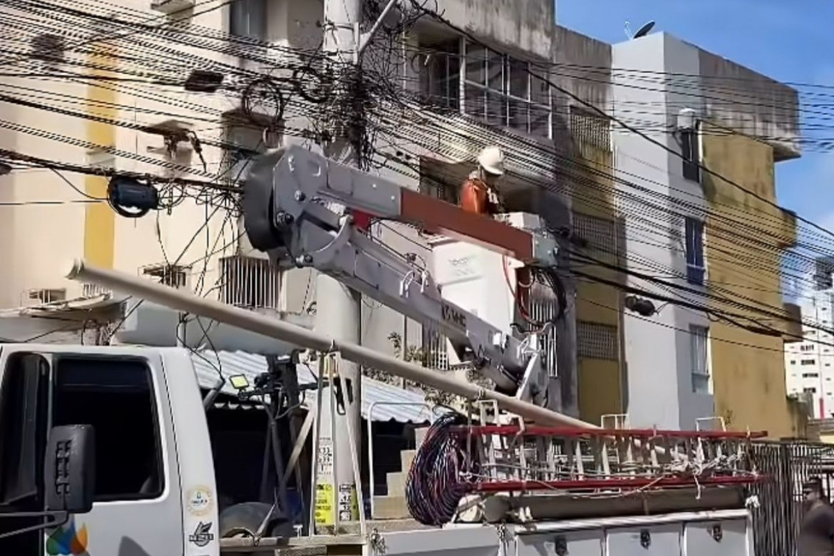 Neoenergia comparece no local do incêndio em Candeias (Foto: Reprodução/Instagram)