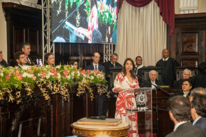 Governadora Raquel Lyra em posse de presidente do TJPE