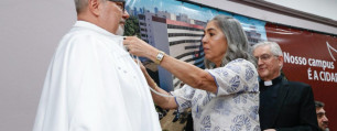 Padre Carlos Fritzen toma posse como Reitor da Unicap (Foto: Divulgação)