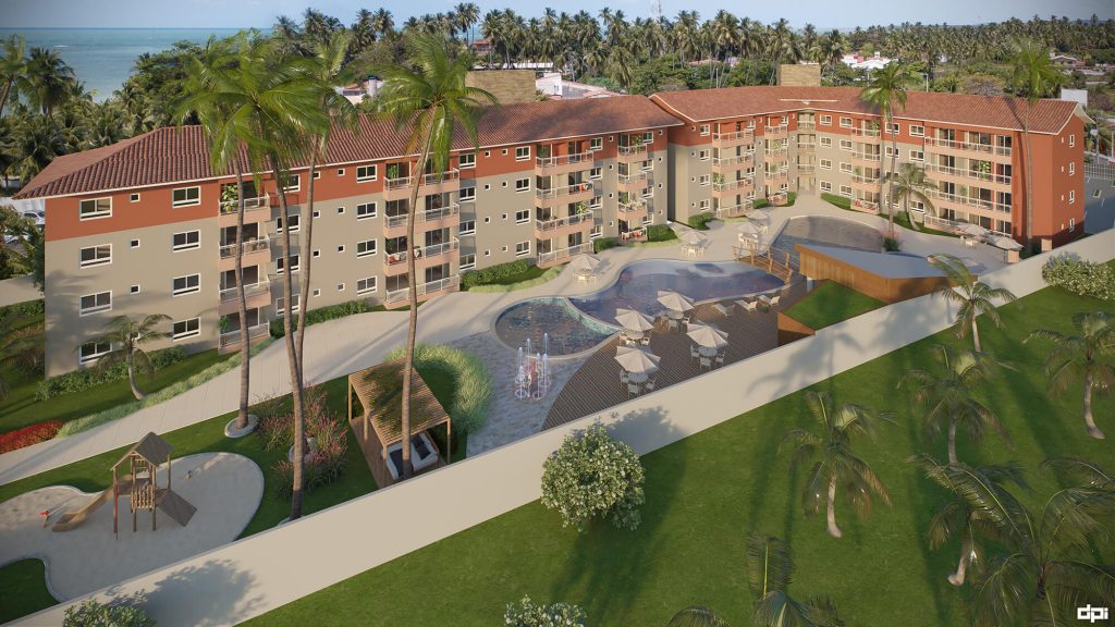 Porto Cayman Residence, em Tamandaré./Foto: Divulgação/Campos Gouveira Incorporação