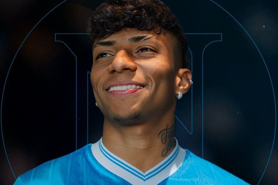Alisson Santos, novo jogador do Napoli/Divulgação / Napoli