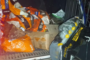 Explosivos apreendidos na a&ccedil;&atilde;o da PMPE