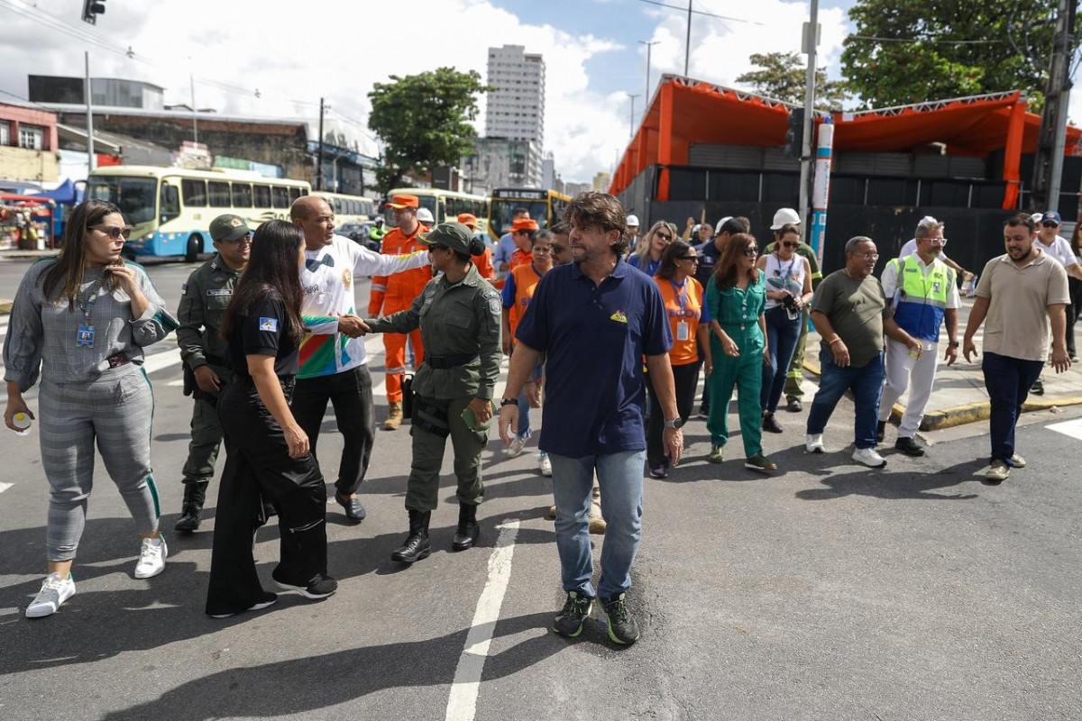Circuito do Galo da Madrugada passou por vistoria nesta sexta (6) /Rafael Vieira/DP