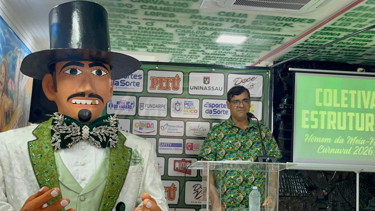 Anúncio do esquema de segurança para o desfile do Homem da Meia-Noite 2026/Foto: Divulgação