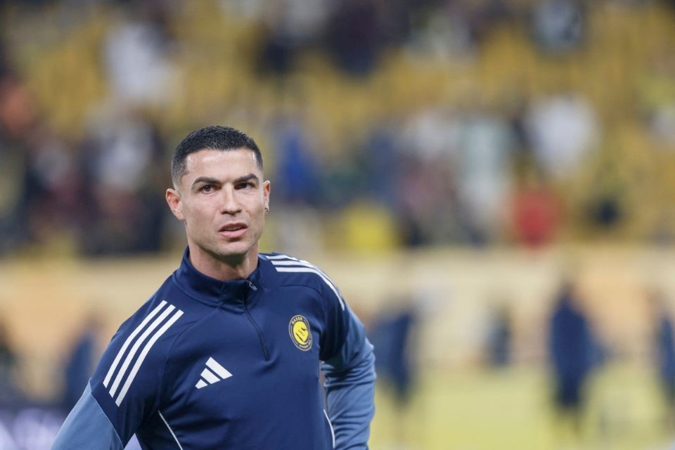 Cristiano Ronaldo em ação pelo Al-Nassr/FAYEZ NURELDINE / AFP