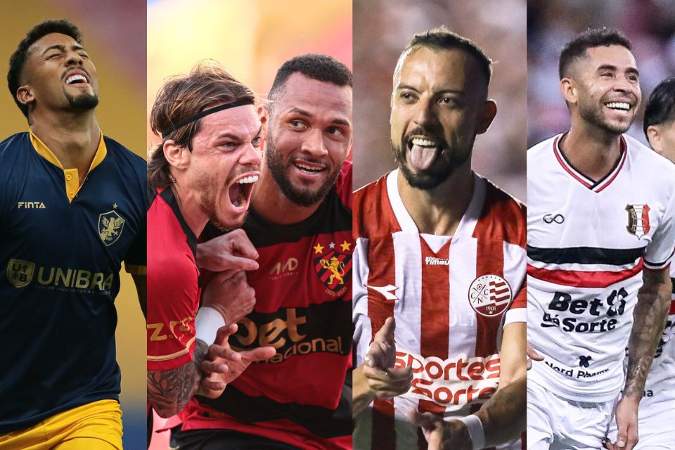 Sport x Retrô e Náutico x Santa Cruz fazem as semifinais do Campeonato Pernambucano 2026/Rafael Melo/FPF e Rafael Vieira