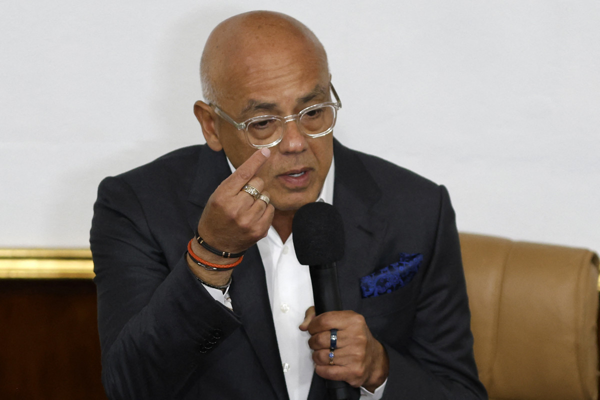 O presidente da Assembleia Nacional da Venezuela, Jorge Rodríguez / Pedro MATTEY / AFP