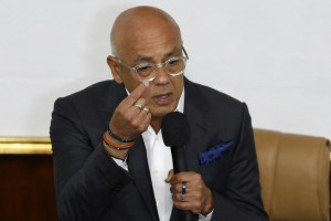 O presidente da Assembleia Nacional da Venezuela, Jorge Rodr&iacute;guez 