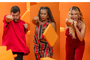 Quarto Pared&atilde;o do BBB26: Babu Santana, Sol Vega e Sarah Trindade