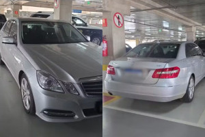 Mercedes-Benz que, segundo investiga&ccedil;&otilde;es, pertence ao piloto preso acusado de chefiar uma rede de abuso e explora&ccedil;&atilde;o sexual infantil