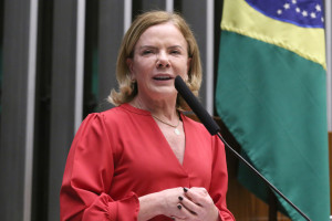Ministra de Secretaria de Rela&ccedil;&otilde;es Institucionais, Gleisi Hoffmann.

