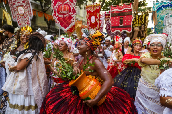 Afoxés realizam 7ª edição do Ubuntu (Foto: Crysli Viana/DP Foto)
