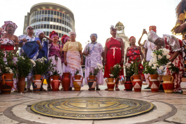Afoxés realizam 7ª edição do Ubuntu (Foto: Crysli Viana/DP Foto)
