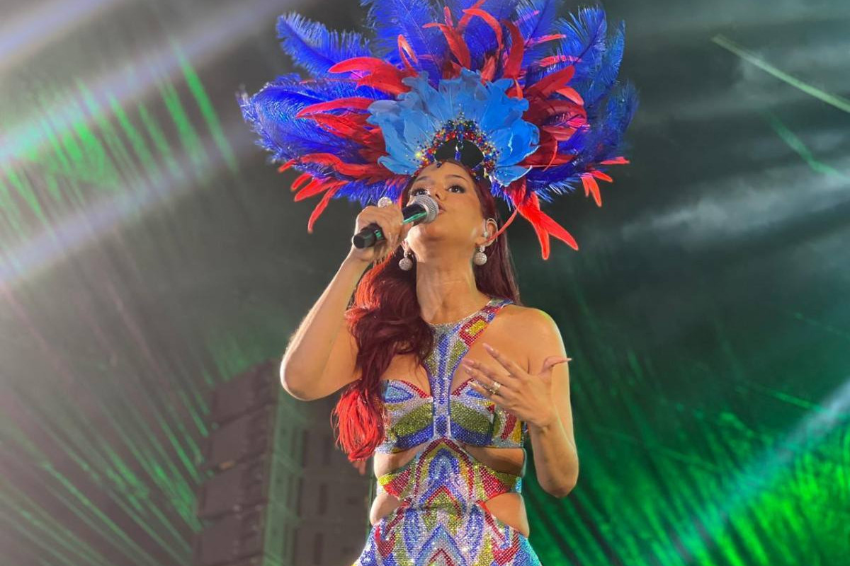 Priscilla Senna se apresentou em Olinda/Nicolle Gomes/DP