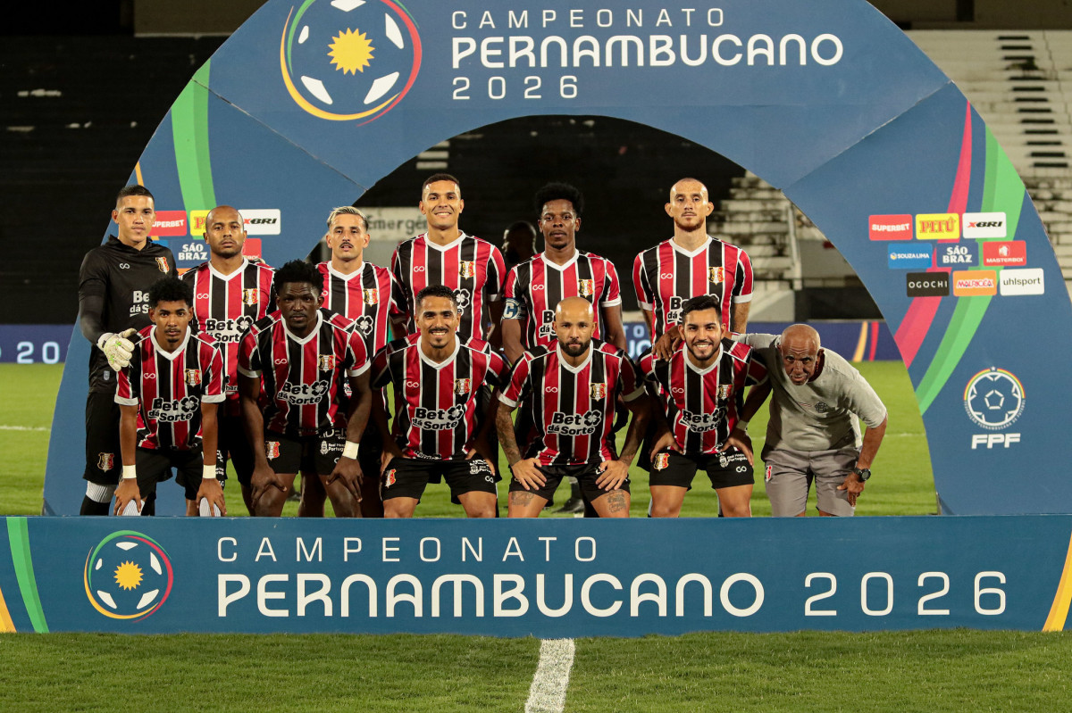 Jogadores do Santa Cruz/Rafael Melo/FPF