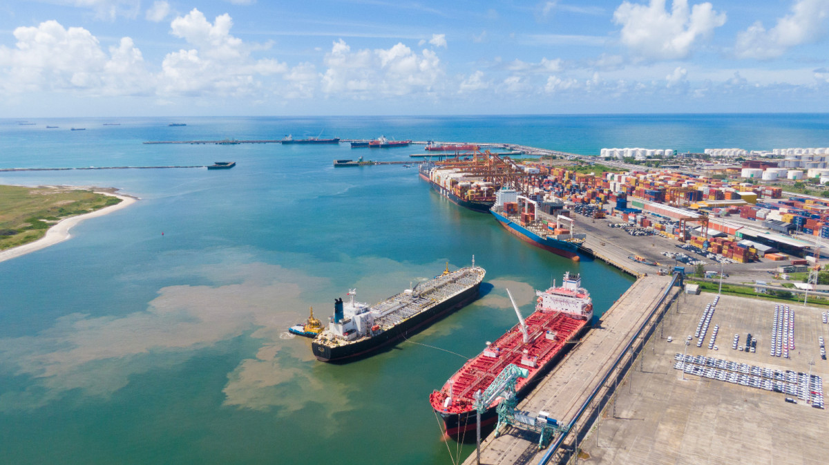 Ainda de acordo com dados da Antaq, no estado, o porto com maior movimentação em 2025 no estado foi o Porto de Suape, que movimentou 24,3 milhões de toneladas /Foto: Divulgação/Suape