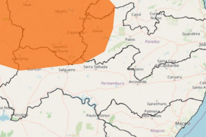 INMET emite alerta de Perigo para chuvas intensas no Sert&atilde;o de Pernambuco durante o Carnaval